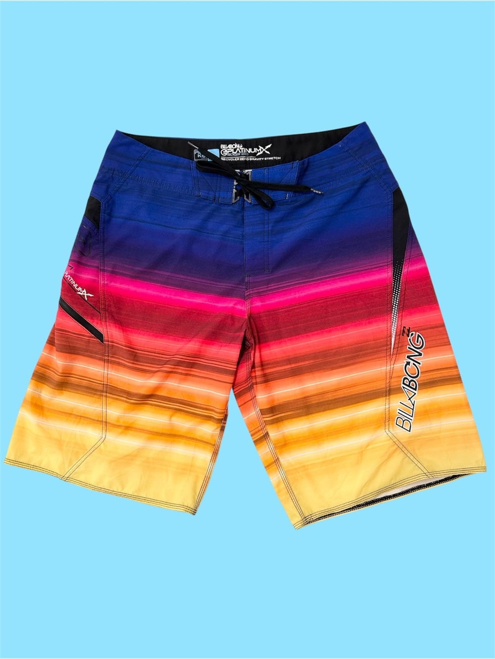 Billabong Platinum X Recycler Series Joel Parkinson Surf Swim Board Shorts 34